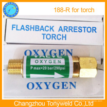 188R oxygen flashback arrestor for welding torch